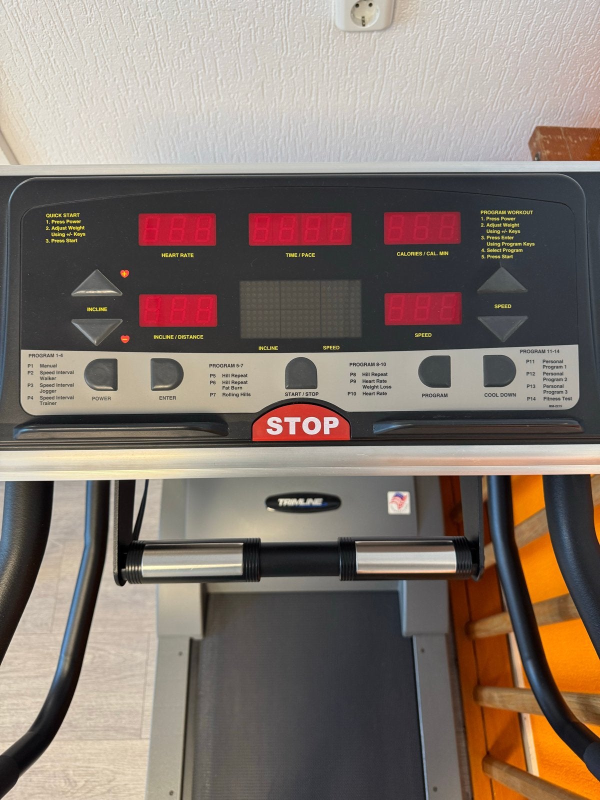 Trimline 7800 Loopband - In hoogte verstelbaar, Ophalen, Gebruikt, Metaal, Loopband