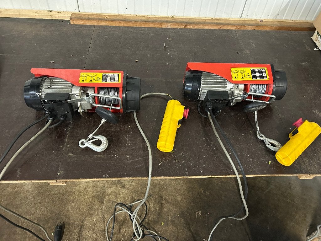 lieren en takels, Doe-het-zelf en Verbouw, Lieren en Takels, Ophalen, Zo goed als nieuw, Elektrisch