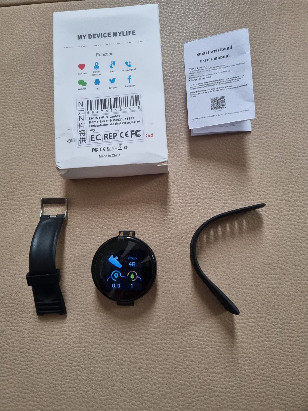 Smart Barcelet, Ophalen of Verzenden, Nieuw, Zwart, Android
