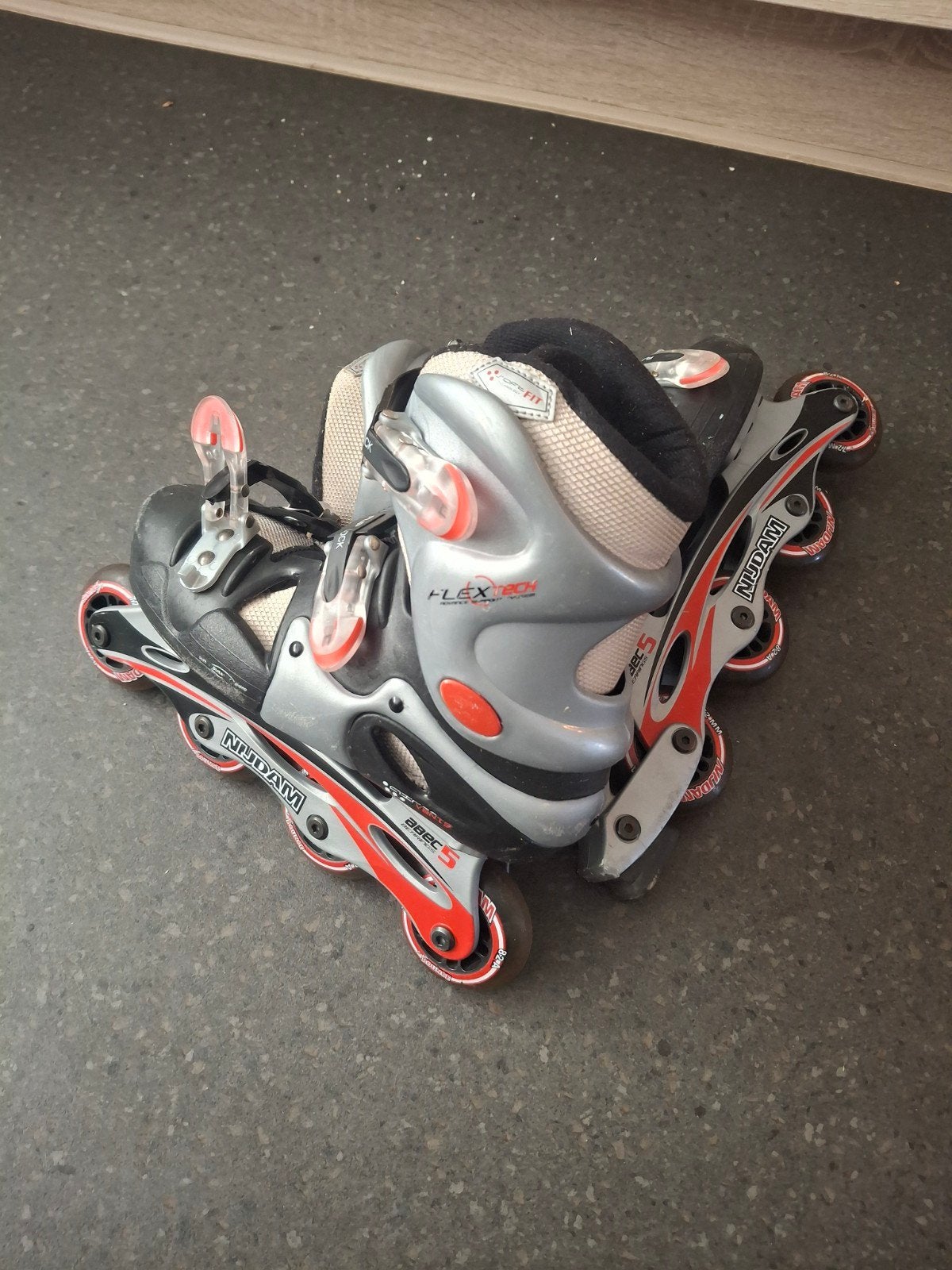 Inline Skates Nijdam Flex Tech  - Maat 37,, Ophalen, Gebruikt, Inline skates 4 wielen, Overige merken