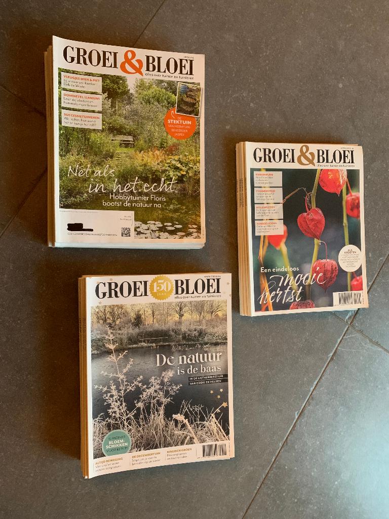 Groei en Bloei juli/aug. 2021 t/m sept. 2023. 23 stuks., Boeken, Ophalen of Verzenden, Zo goed als nieuw, Wetenschap en Natuur