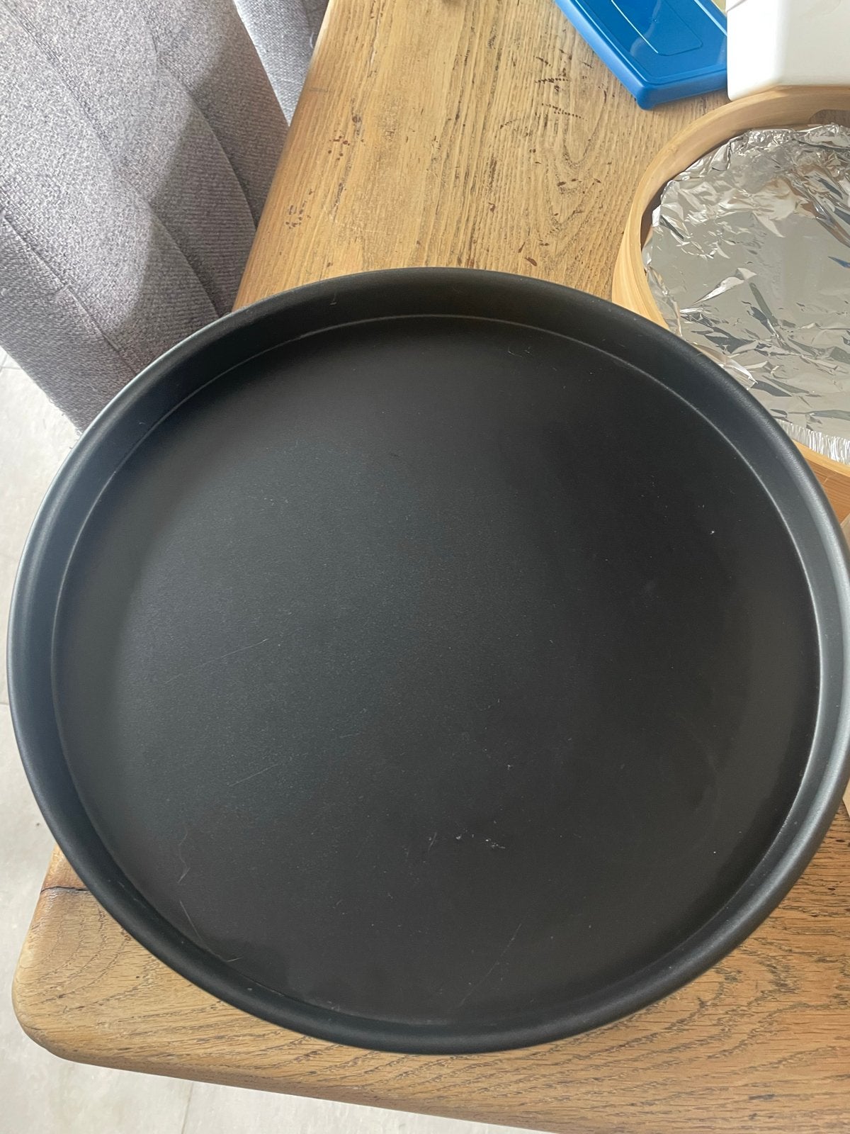 Dienblad voor op bankleuning - Verstelbaar 14-24 cm, Rond, Nieuw, Ophalen of Verzenden, Dienblad