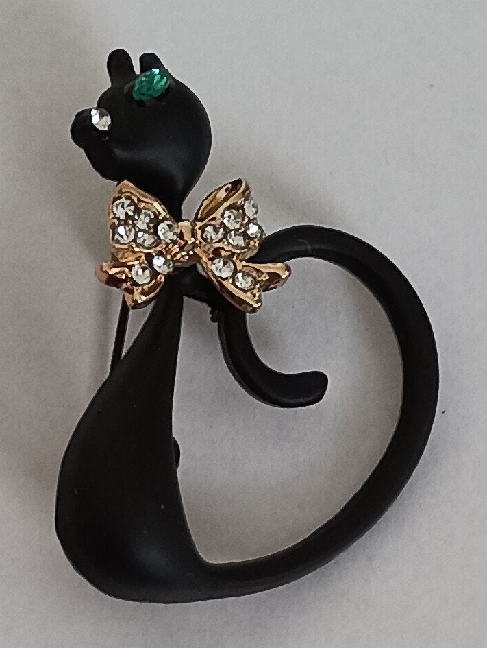 Kat broche, Overige materialen, 4 tot 7 cm, Overige kleuren, Nieuw