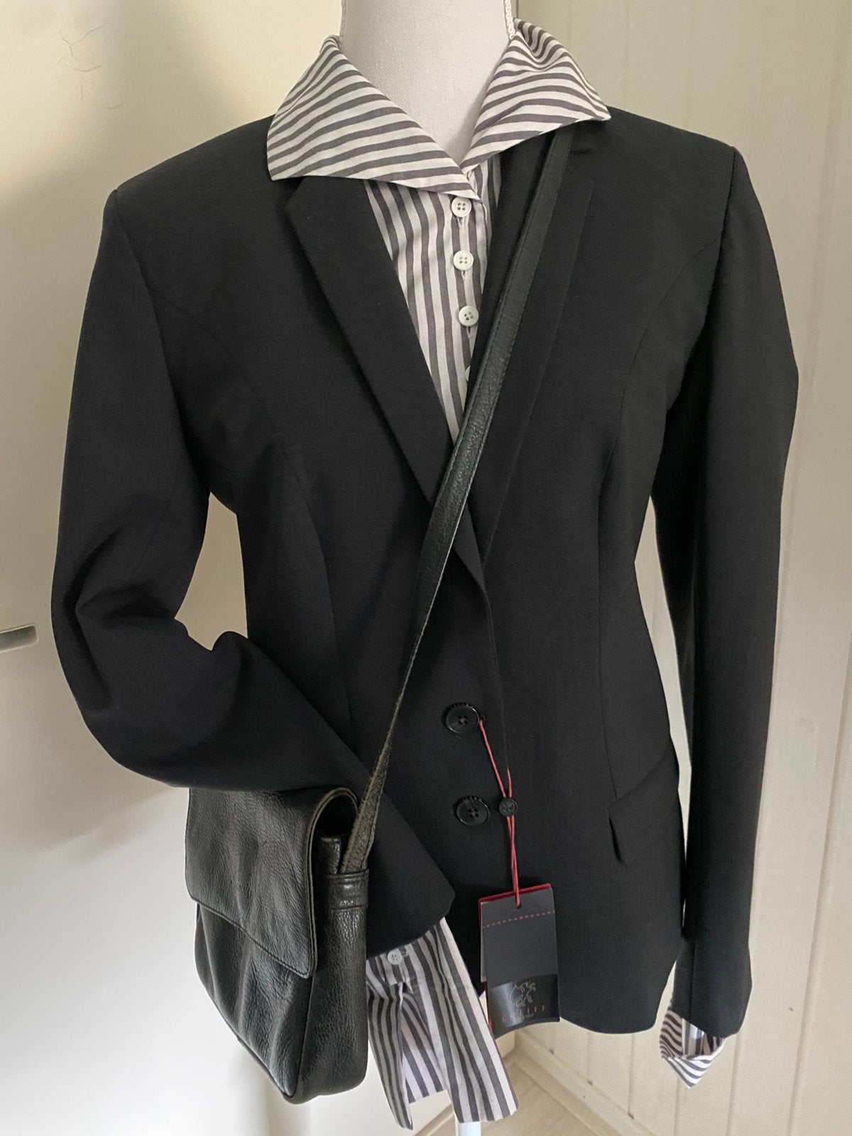 Nieuwe grijs  getailleerde blazer maat M, Verzenden, Zo goed als nieuw, Maat 36 (S), Grijs