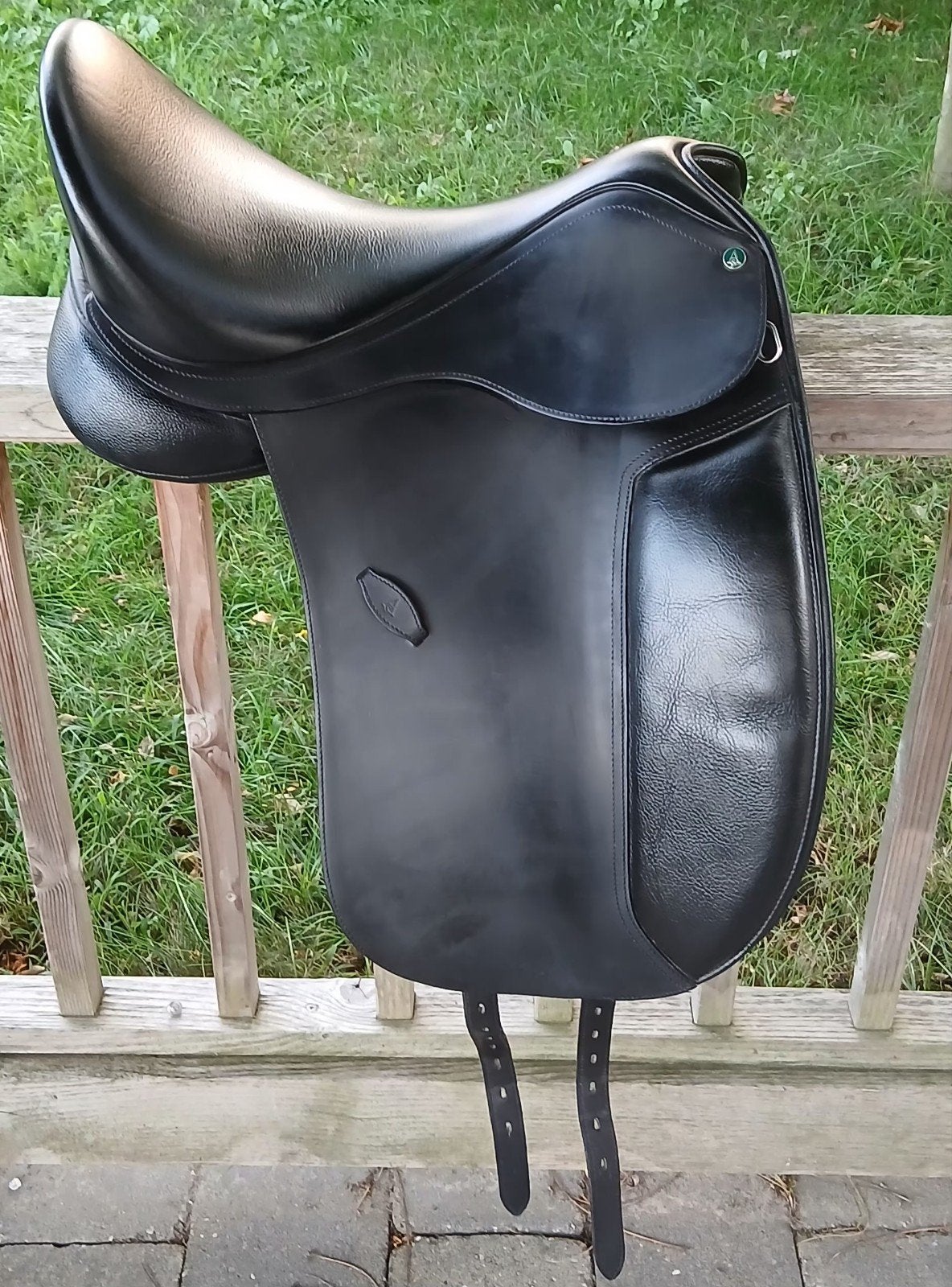Arena 17 inch dresseurzadel, Ophalen, Zachte zit, Gebruikt, Extra wijd