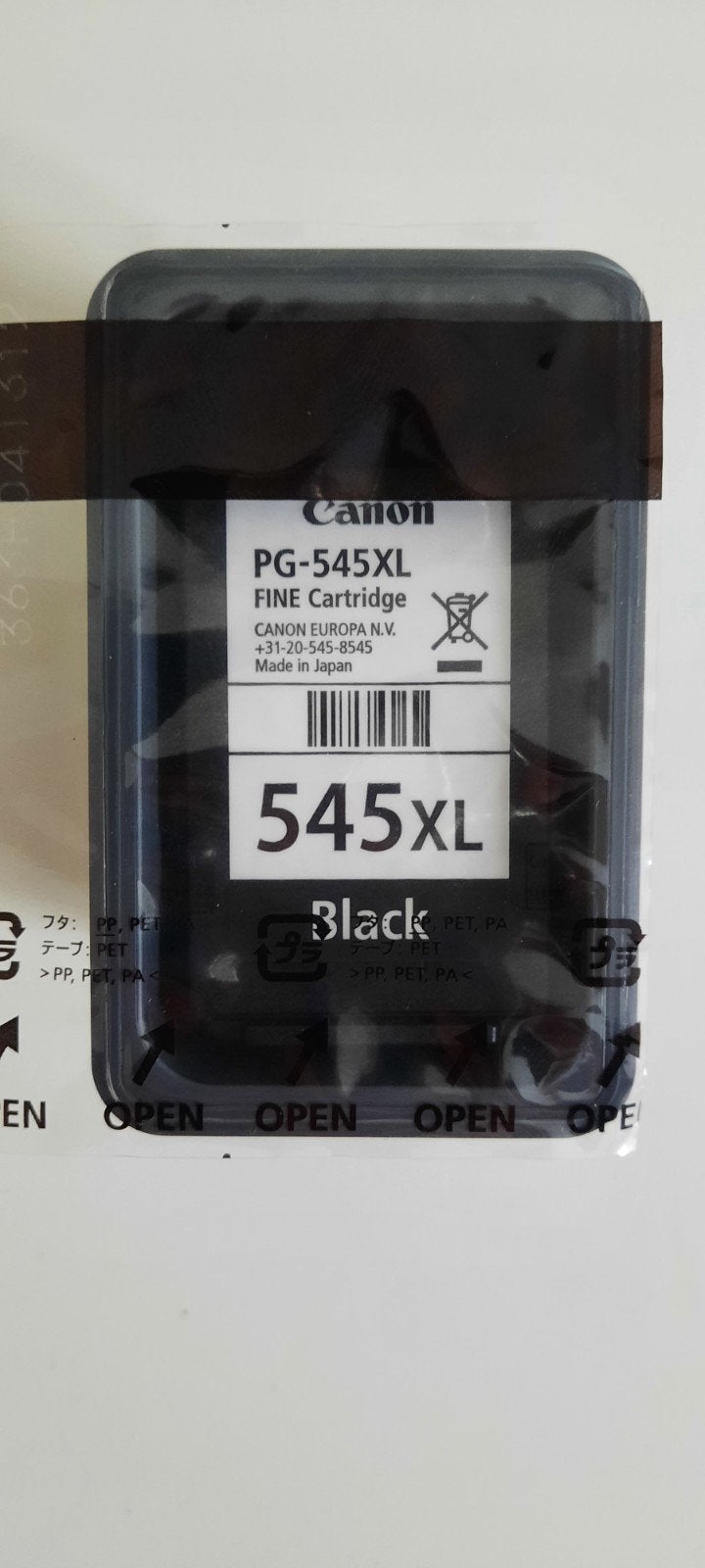 Canon PG-545XL inktcartridge zwart black origineel NIEUW, Computers en Software, Zwart-en-wit printen, Canon, Printer, Inkjetprinter