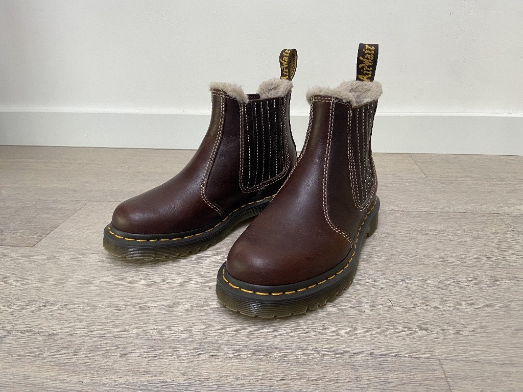 Dr Martens Leonore 2976 Chelsea Boots mt 36, Bruin, Lage of Enkellaarzen, Ophalen of Verzenden, Dr. Martens
