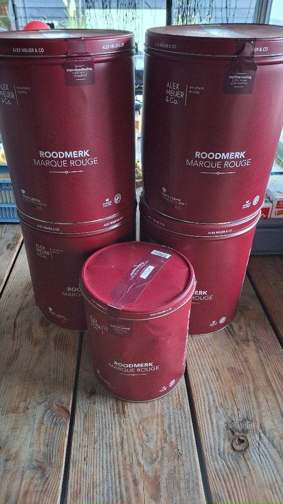Partij Alex meijer & Co Roodmerk koffie. 22,5 Kilo!, Ophalen