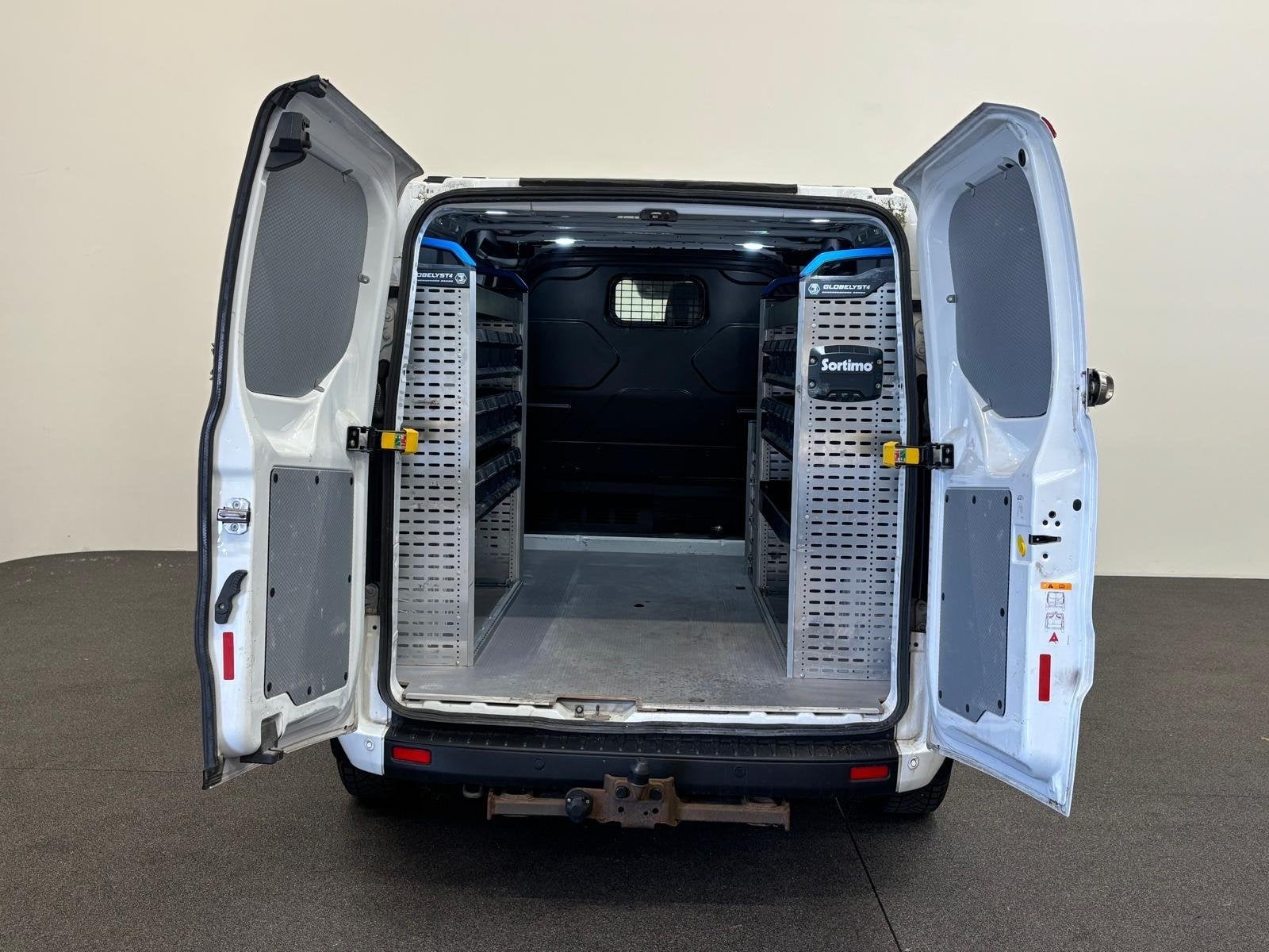 Ford Transit Custom 320 2.0 TDCI L2H1 Trend Airco Cruise Con, Auto's, Stof, 4 cilinders, 129 pk, Wit