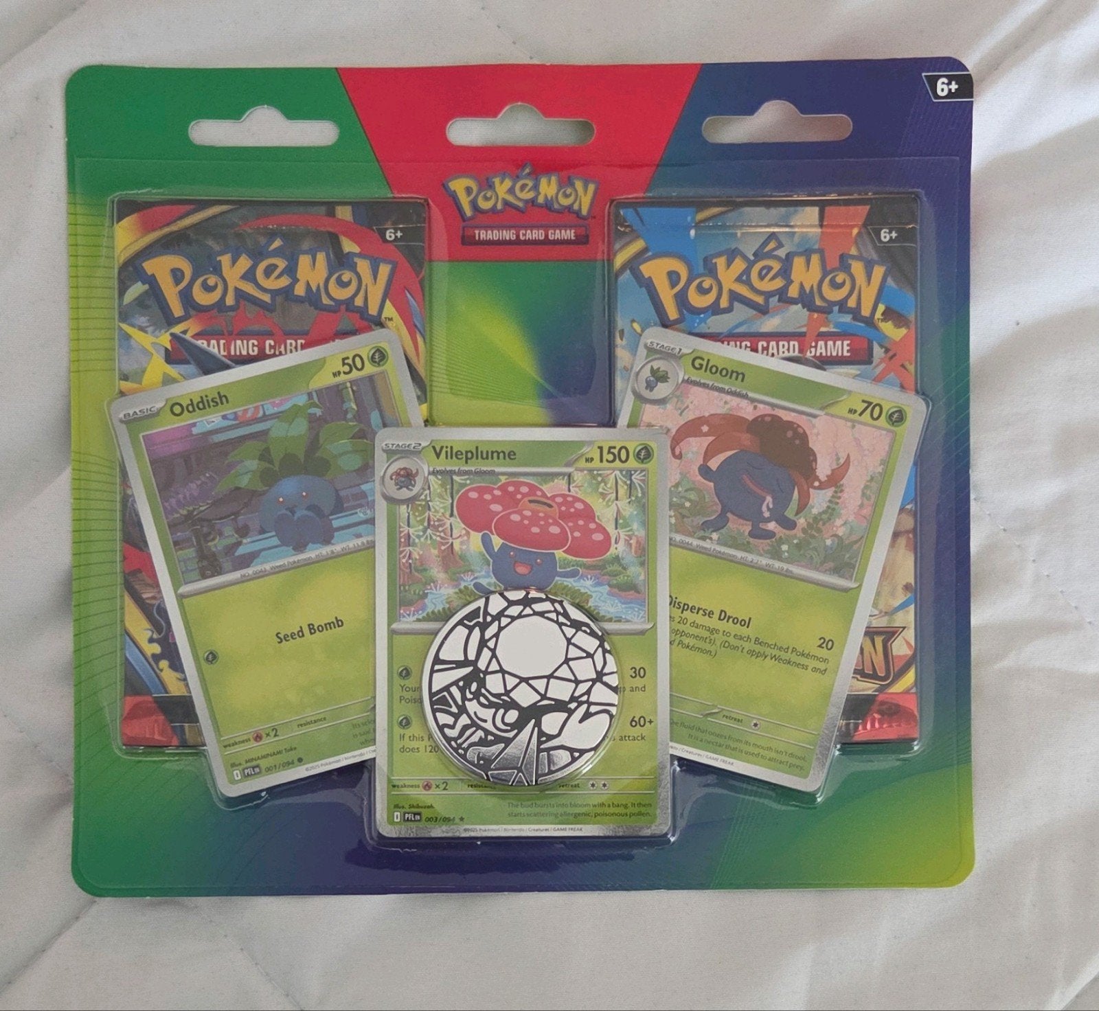 Pokémon TCG: Vileplume Blister Pack met 2 Booster Packs, Ophalen of Verzenden, Nieuw, Booster