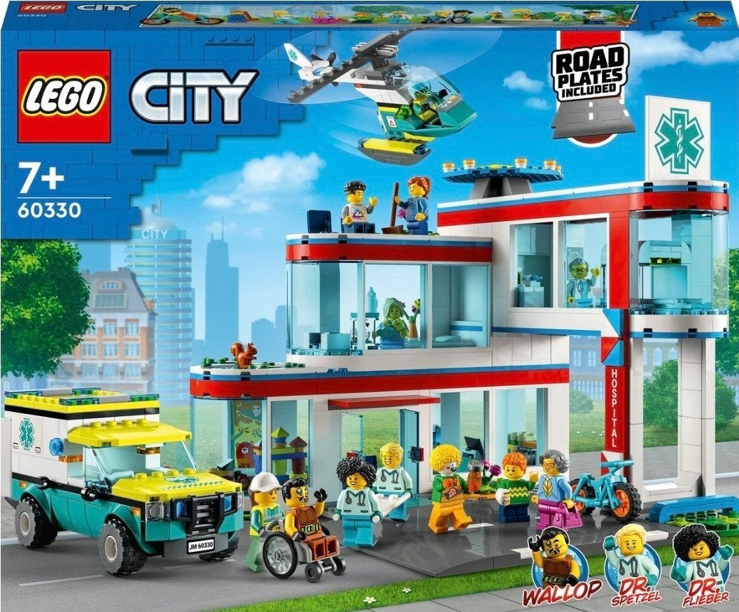 LEGO City 60330 Ziekenhuis - Compleet met boekjes