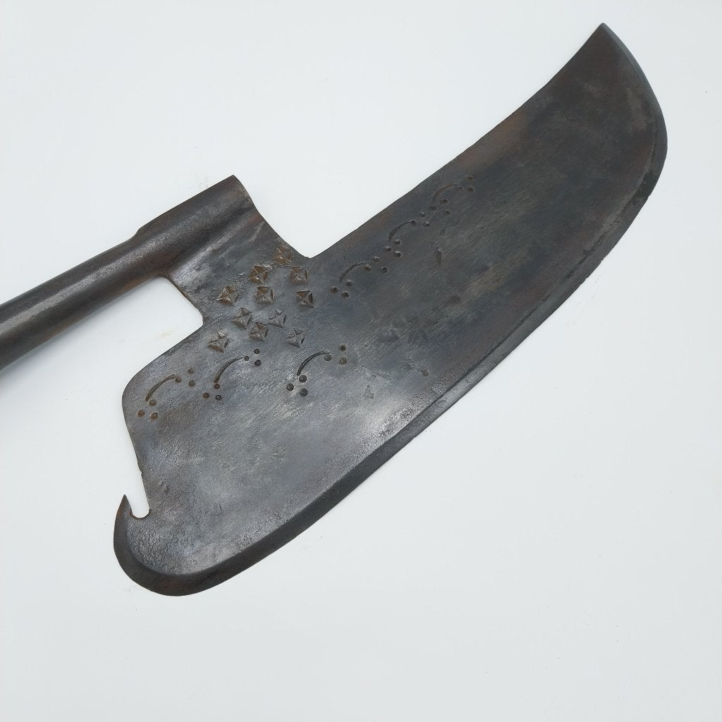 Grote 18e Eeuwse Oostenrijkse Rechtshandige Kantbijl (59245), Antiek en Kunst, Antiek | Gereedschap en Instrumenten, Ophalen of Verzenden