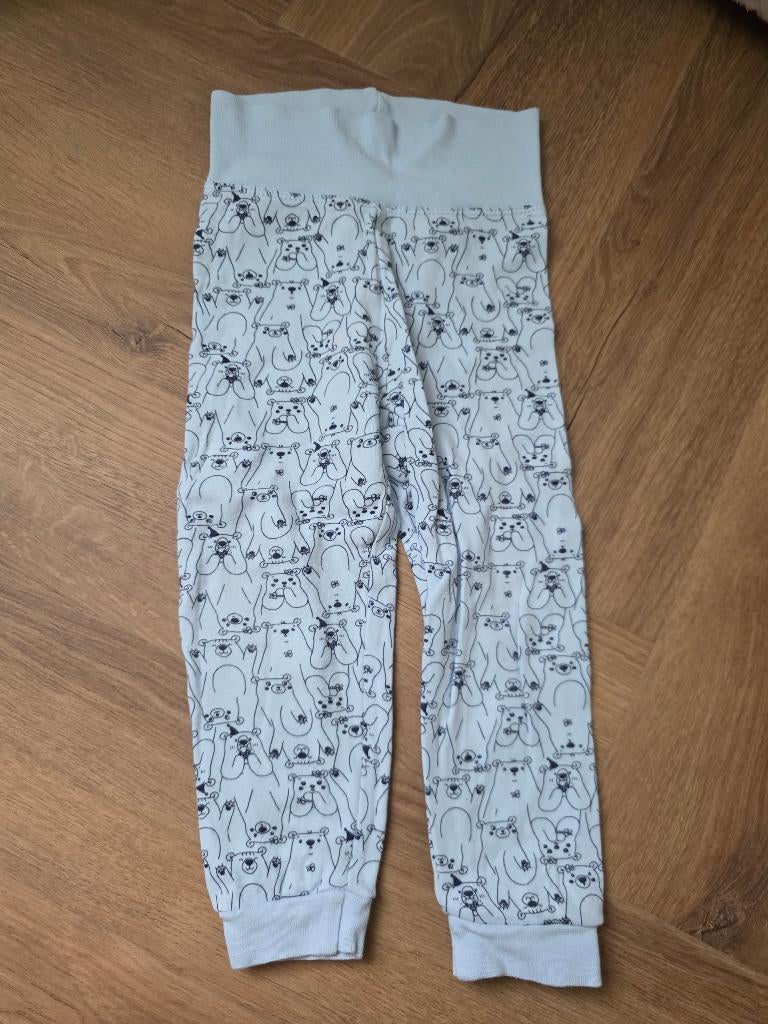 Licht blauwe legging met beertjes van Lupilu maat 86/92, Kinderen en Baby's, Babykleding | Maat 86, Broekje, Jongetje of Meisje
