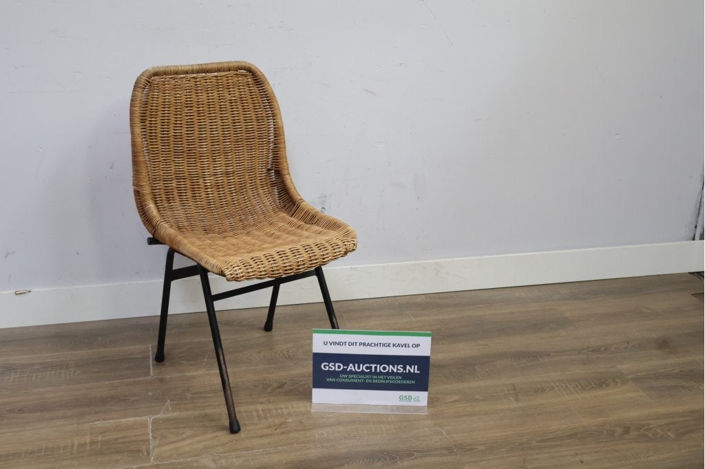 Rotan Stoel - Dirk van Sliedrecht voor Rohé Noordwolde, Ophalen of Verzenden, Niet ingevuld, Niet ingevuld, Niet ingevuld
