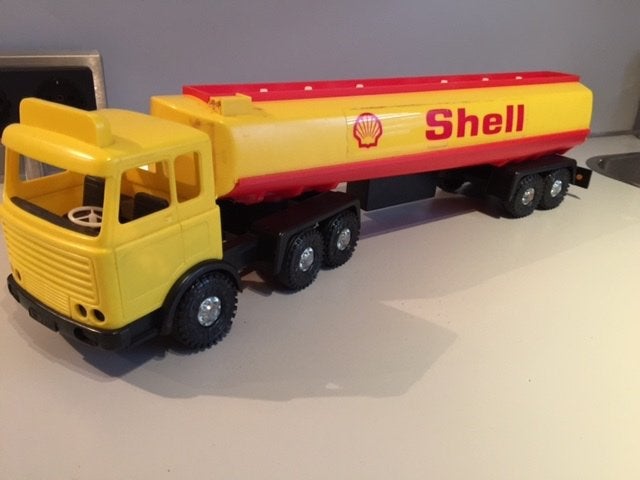 Shell truck kunststof, Ophalen, Gebruikt
