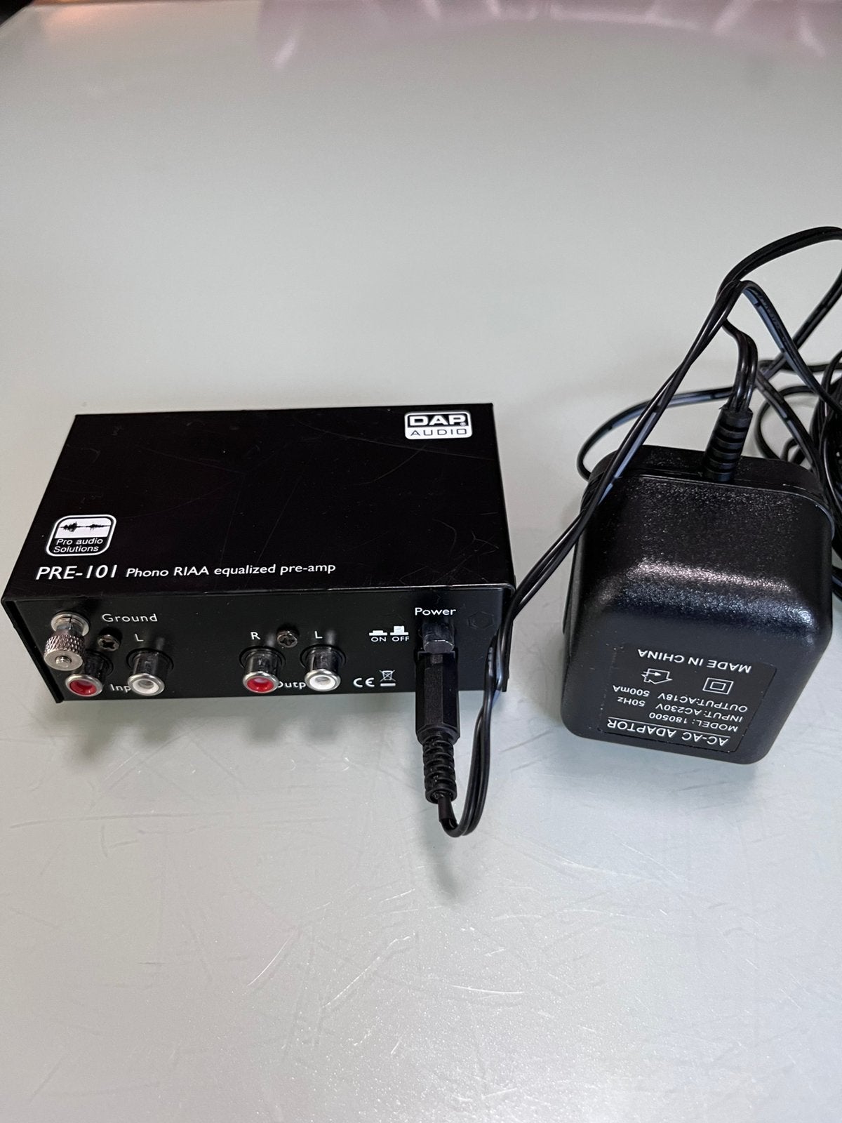 DAP Audio PRE-101 pre-amp voor platenspeler, Ophalen of Verzenden, Gebruikt, Overige merken