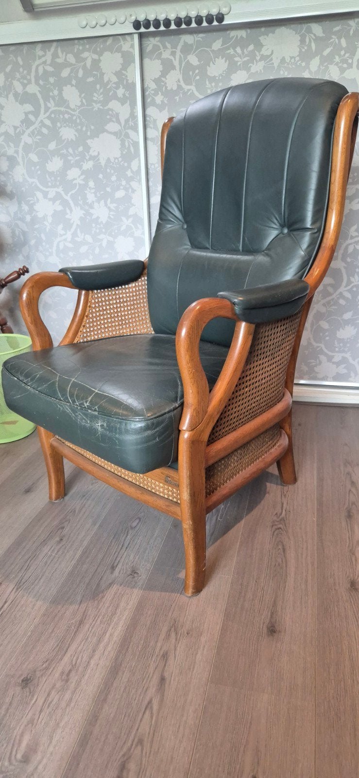 Lees fauteuil, Huis en Inrichting, Fauteuils, Ophalen, Gebruikt, 75 tot 100 cm, 50 tot 75 cm