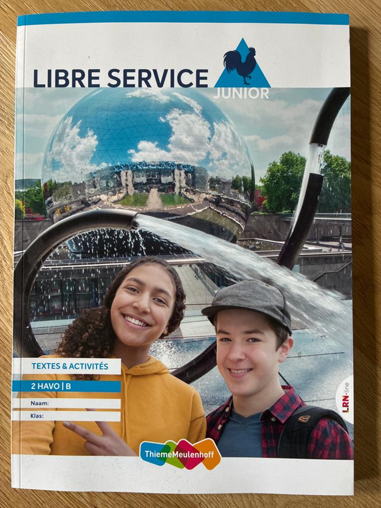 Livre Service Junior 2 HAVO | B Frans lesboek, Ophalen of Verzenden, Alpha, Zo goed als nieuw, HBO