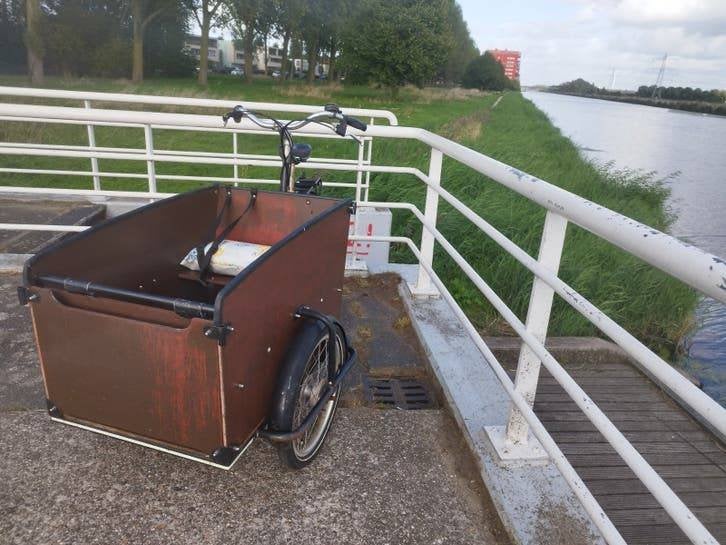 Babboe big bakfiets, Ophalen, Gebruikt, 4 kinderen of meer