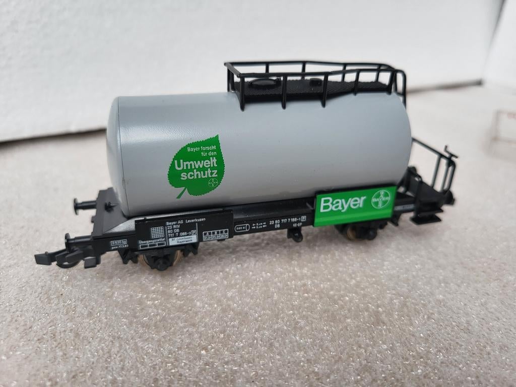 Fleischmann 5409 Bayer ketelwagon -HO - 'Umwelt Schutz', Ophalen of Verzenden, Zo goed als nieuw, Wagon, Fleischmann