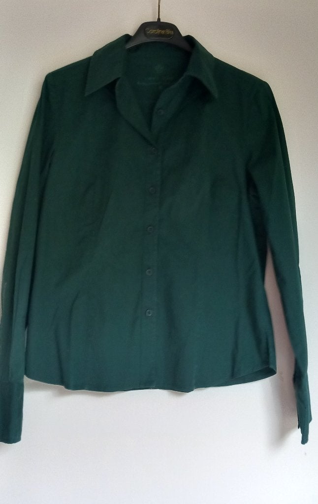 Smaragdgroene Stretch Blouse – Liberty Island-42, Maat 42/44 (L), Liberty Island, Ophalen of Verzenden, Zo goed als nieuw
