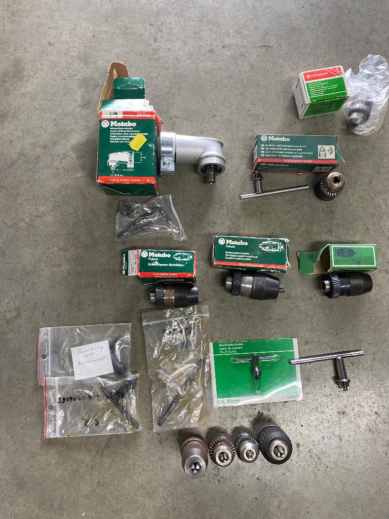 Metabo + Hitachi nieuwe boorkoppen, Ophalen of Verzenden, Nieuw