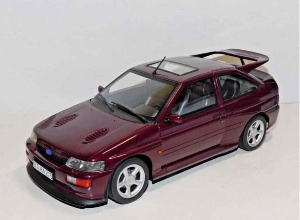 Ford Escort Cosworth 1992 Paars met. 1/18 NOREV ref. 182778, Hobby en Vrije tijd, Ophalen of Verzenden, Nieuw, Auto, Norev