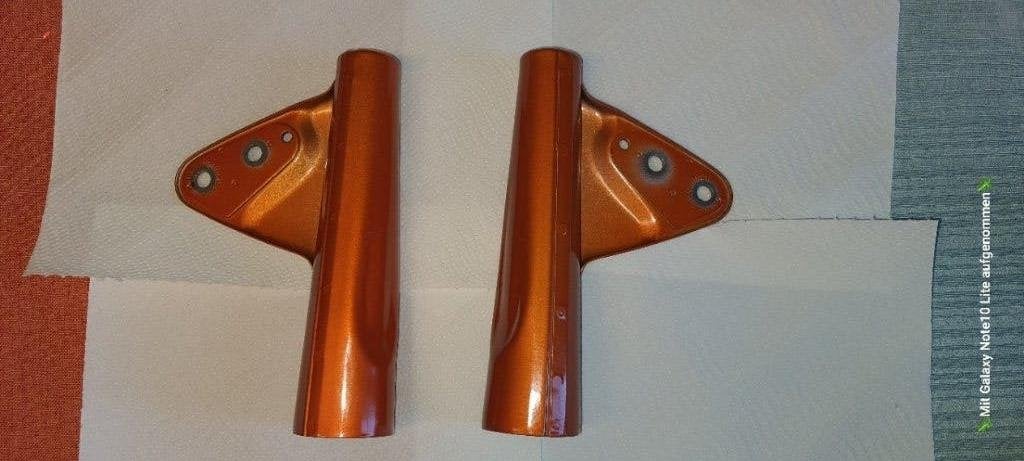 Yamaha FS1 Koplampbeugel oranje, Verzenden, Zo goed als nieuw, Koplamp, Yamaha