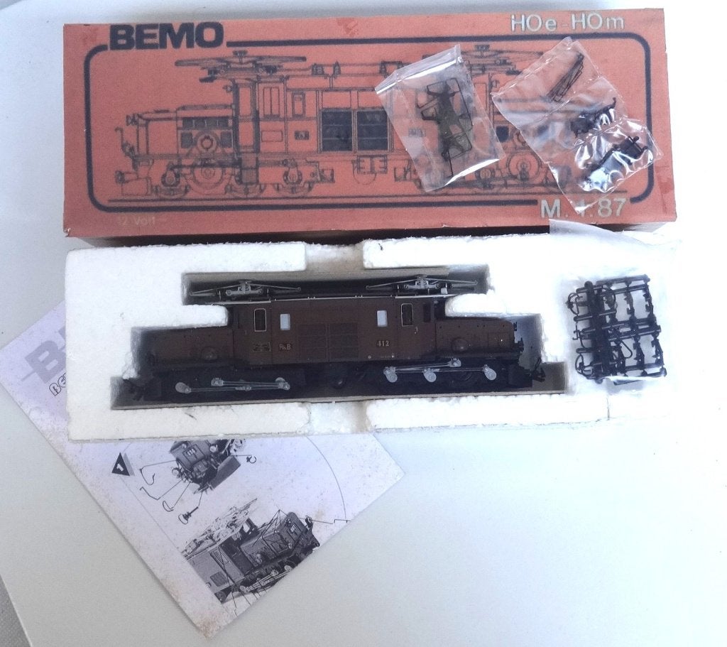 Bemo RhB locomotief, Overige merken, Nieuw, Ophalen of Verzenden, Analoog