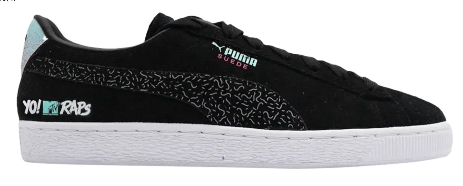 Gloednieuw: Puma Suede Classic x Yo! MTV Raps - Maat 44, Zwart, Nieuw, Ophalen of Verzenden, Sneakers of Gympen