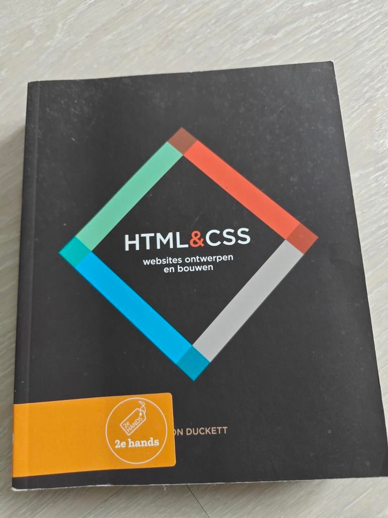 HTML & CSS: Websites ontwerpen en bouwen - Jon Duckett, Boeken, Ophalen of Verzenden, Gelezen, Internet of Webdesign, Jon Duckett