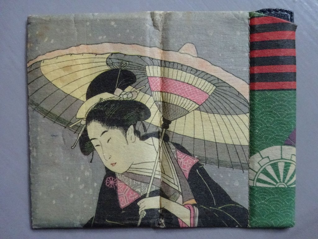 Zemliva: Vintage Japans mapje met zakspiegeltje met kam, Ophalen of Verzenden, Zo goed als nieuw