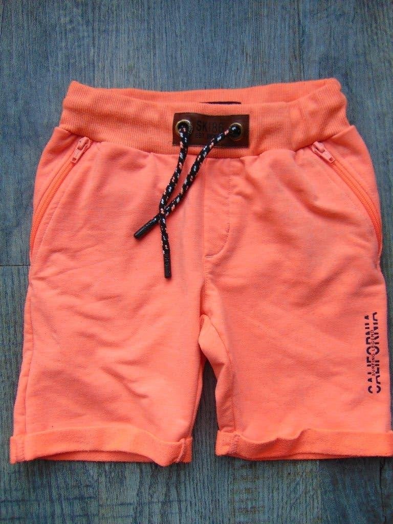 Skurk korte broek oranje maat 110 - 116 short broekje, Broek, Gebruikt, Skurk, Ophalen of Verzenden