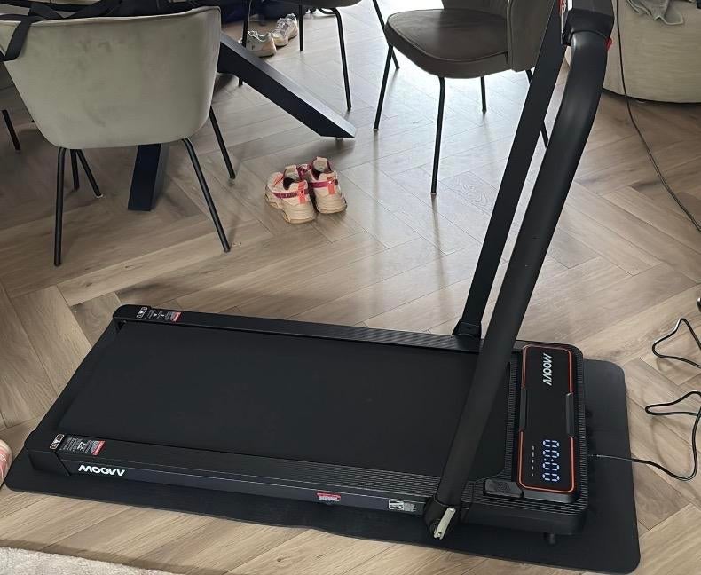 MOOVV Pro v2 - Loopband Inklapbaar 1-12km/u + helling, Nieuw, Ophalen of Verzenden, Metaal, Loopband