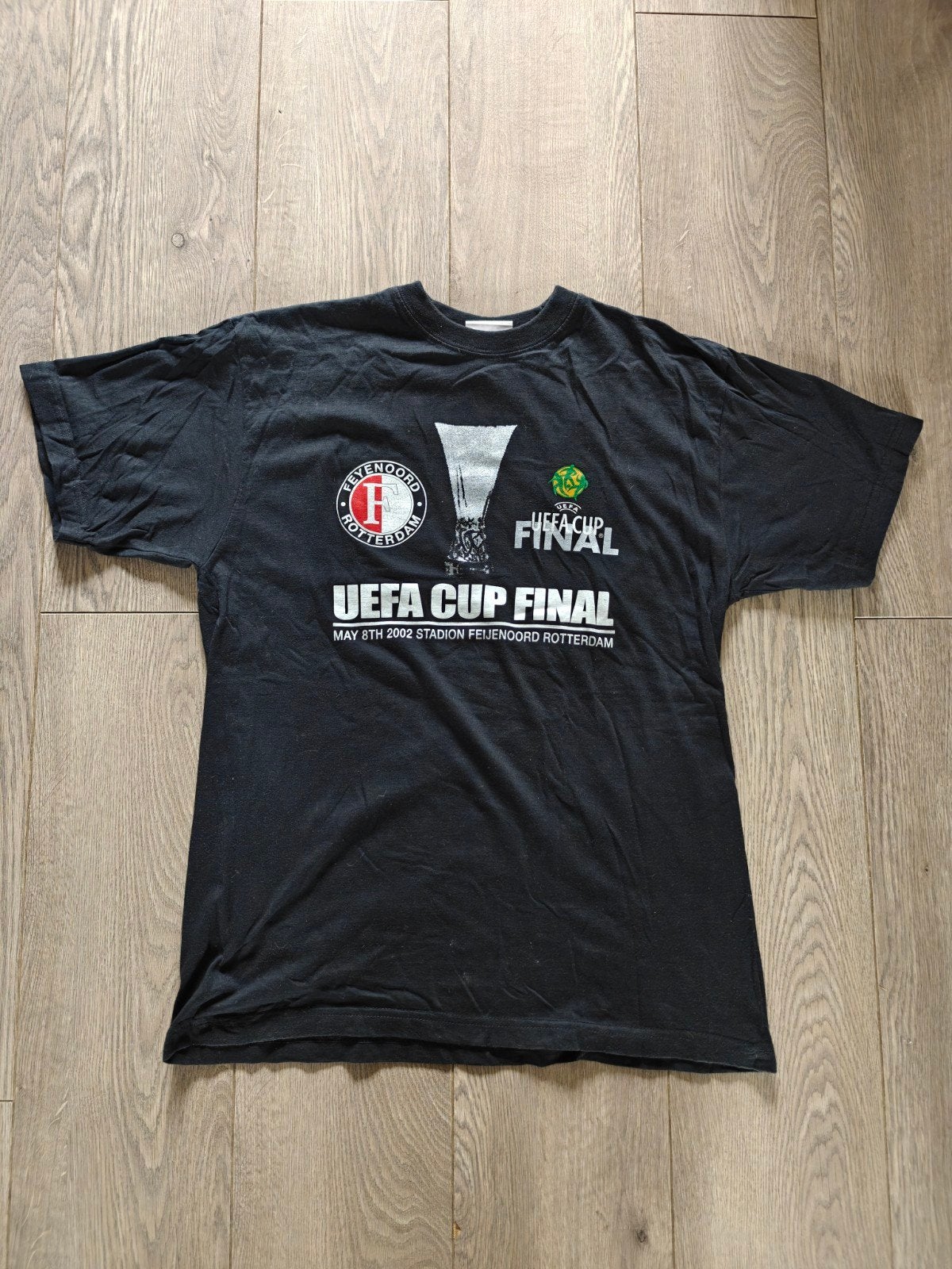 UEFA final 2002 merchandise shirt (Feyenoord vs Dortmund), Ophalen of Verzenden, Zo goed als nieuw, Buitenlandse clubs, Shirt