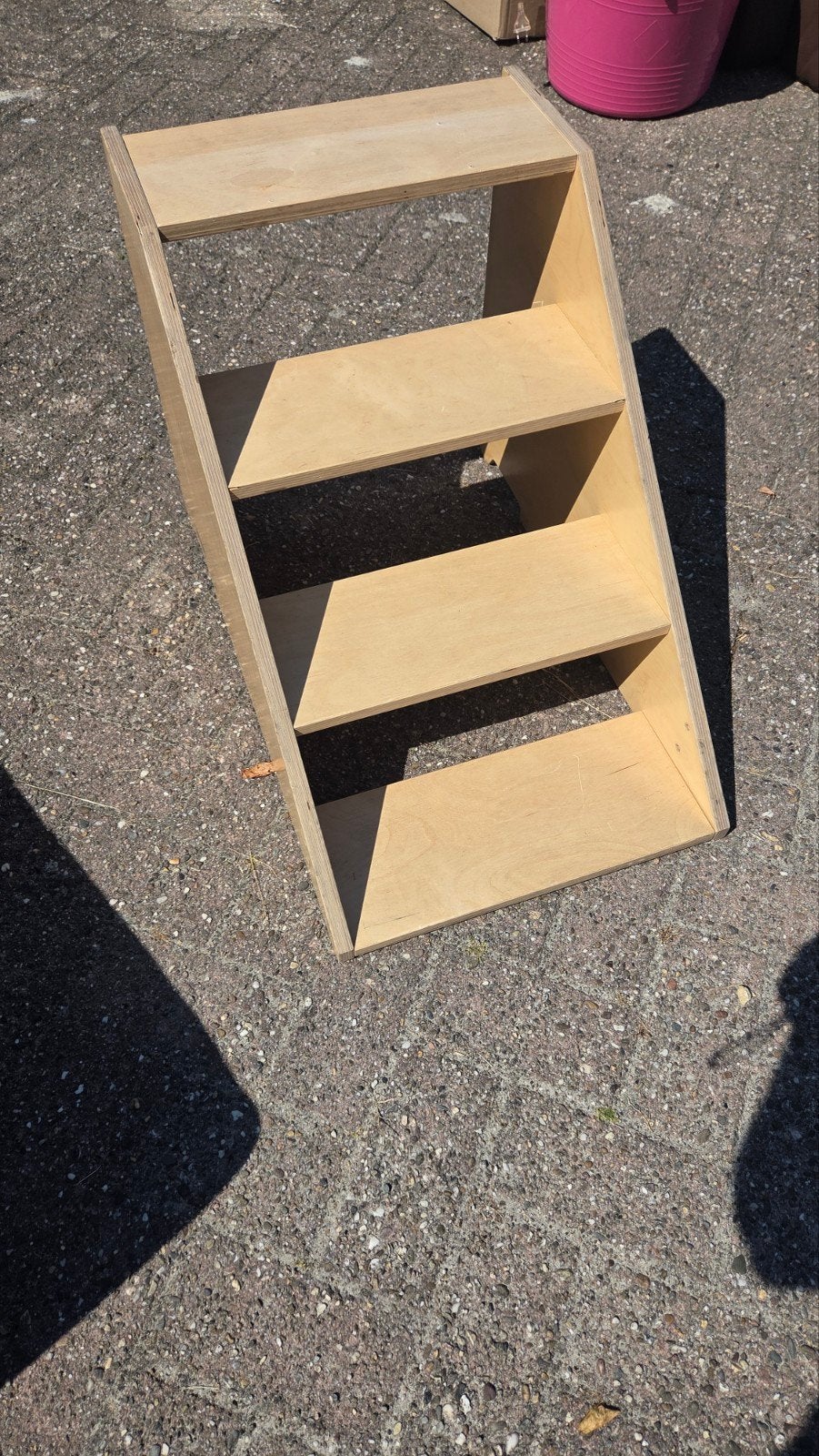 trap,trappetje, opstapje, Ophalen