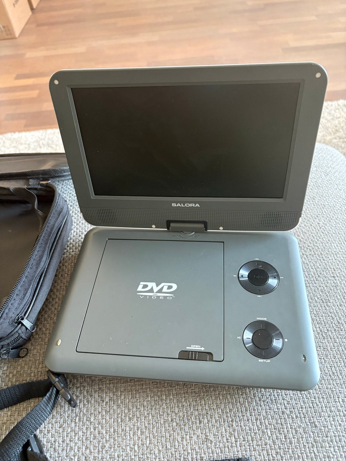 Draagbare DVD Speler Salora voor in de auto, Audio, Tv en Foto, Dvd-spelers, Gebruikt, Draagbaar, Ophalen, Overige merken