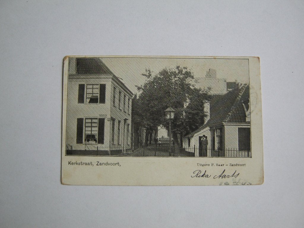 Ansichtkaarten Nederland, TC 9-56 Zandvoort, Kerkstraat 1903, Ophalen of Verzenden, Voor 1920, Gelopen, Noord-Holland
