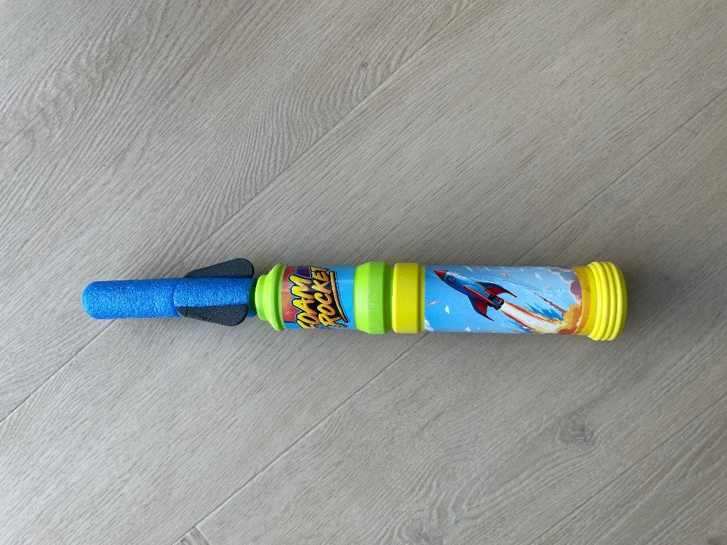 foam raket werper kinderspeelgoed, Ophalen of Verzenden, Gebruikt