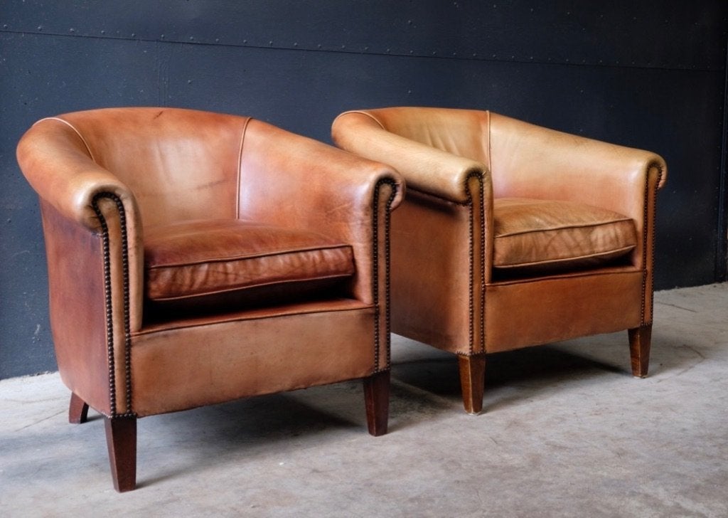 Dè origineel Engelse Clubfauteuils, Ophalen, Engels Design modern Landelijk Industrieel klassiek Chesterfield, Minder dan 75 cm
