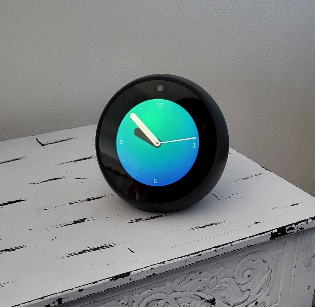Amazon Alexa echo spot, Slimme speaker, Zo goed als nieuw, Minder dan 60 watt, Inclusief microfoon