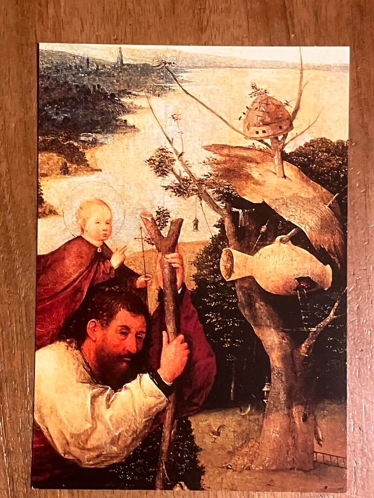 Jheronimus Bosch - De Heilige Christoffel (detail), Ophalen of Verzenden, 1980 tot heden, Ongelopen, Overige thema's