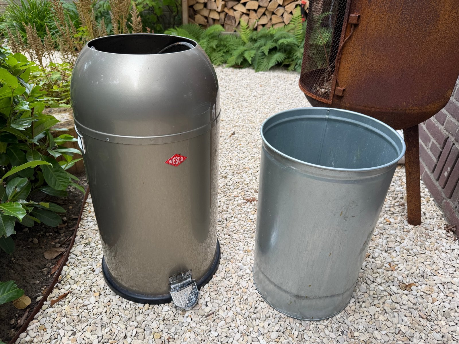 Defecte Wesco Kickmaster - opening veren ontbreken, Ophalen, 50 – 75, Gebruikt, Met pedaal