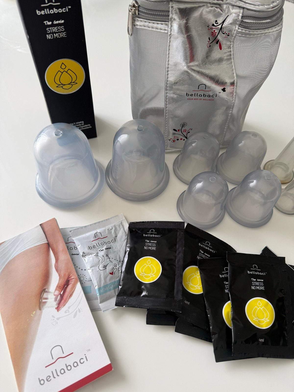 Bellabaci Cupping Set: Stress No More & Body Cupping, Verzenden, Zo goed als nieuw, Lichaamsverzorging