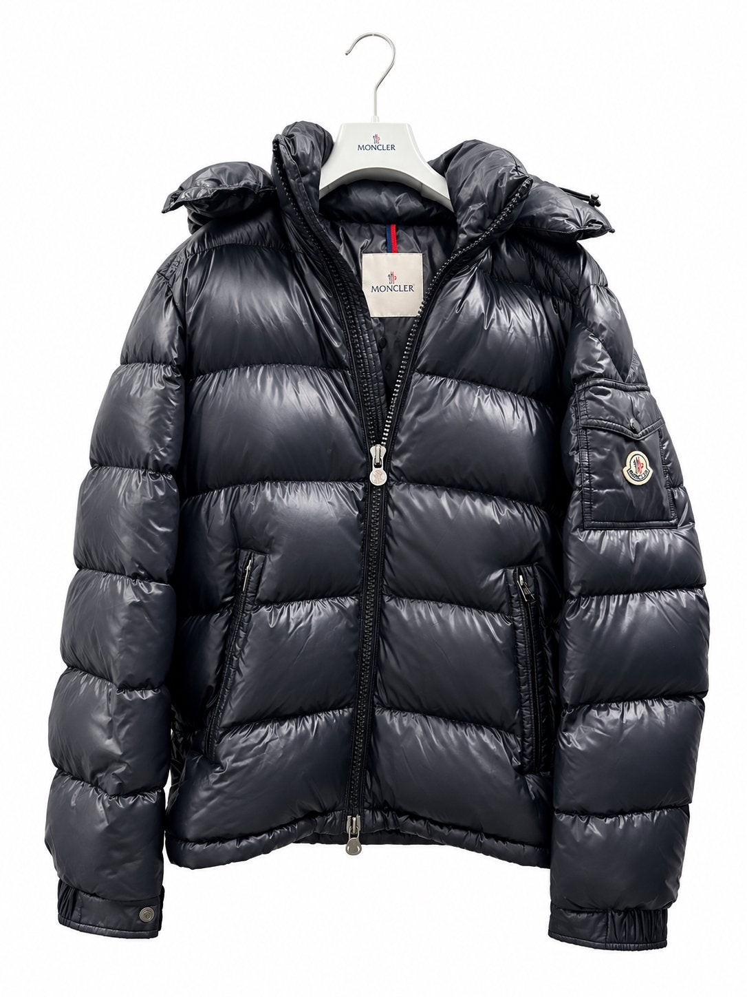 🖤MONCLER JAS MAYA MARINEBLAUW HEREN M ZGAN NP €1450🖤, Ophalen of Verzenden, Zo goed als nieuw, Maat 48/50 (M), Zwart