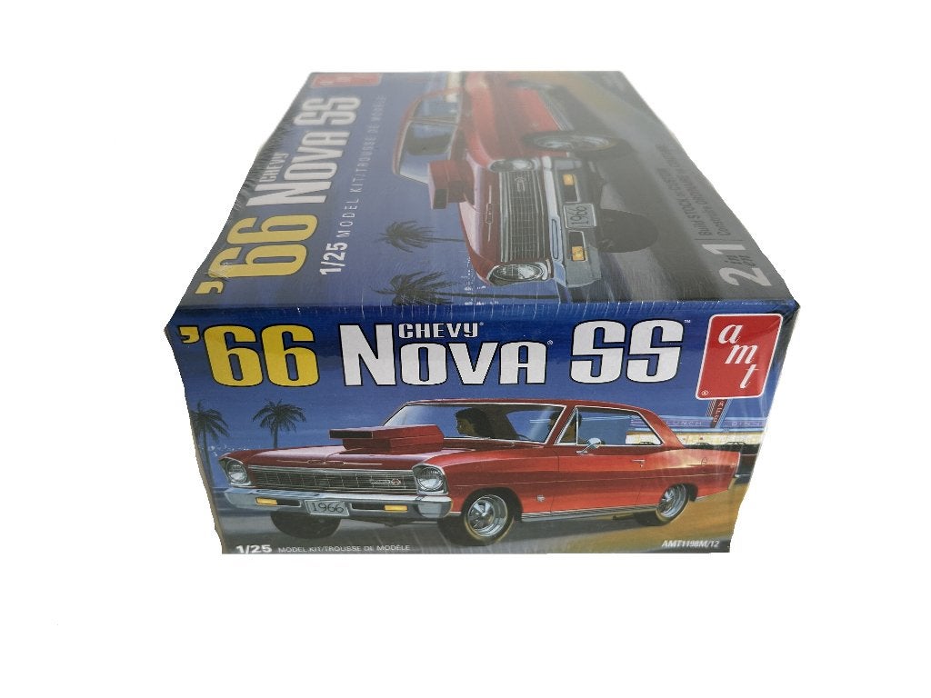 AMT 1966 Chevy Nova SS AMT-1198 nieuw, Overige merken, Auto, Groter dan 1:32, Nieuw