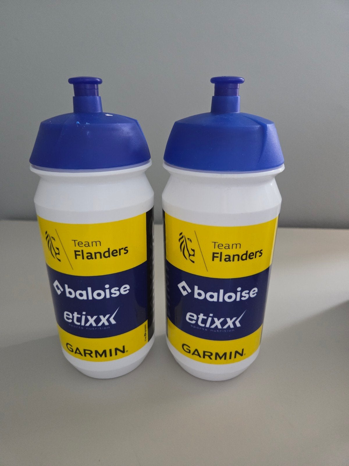 Bidons van diverse wielerploegen - Gebruikt, Ophalen of Verzenden, Gebruikt, Overige typen