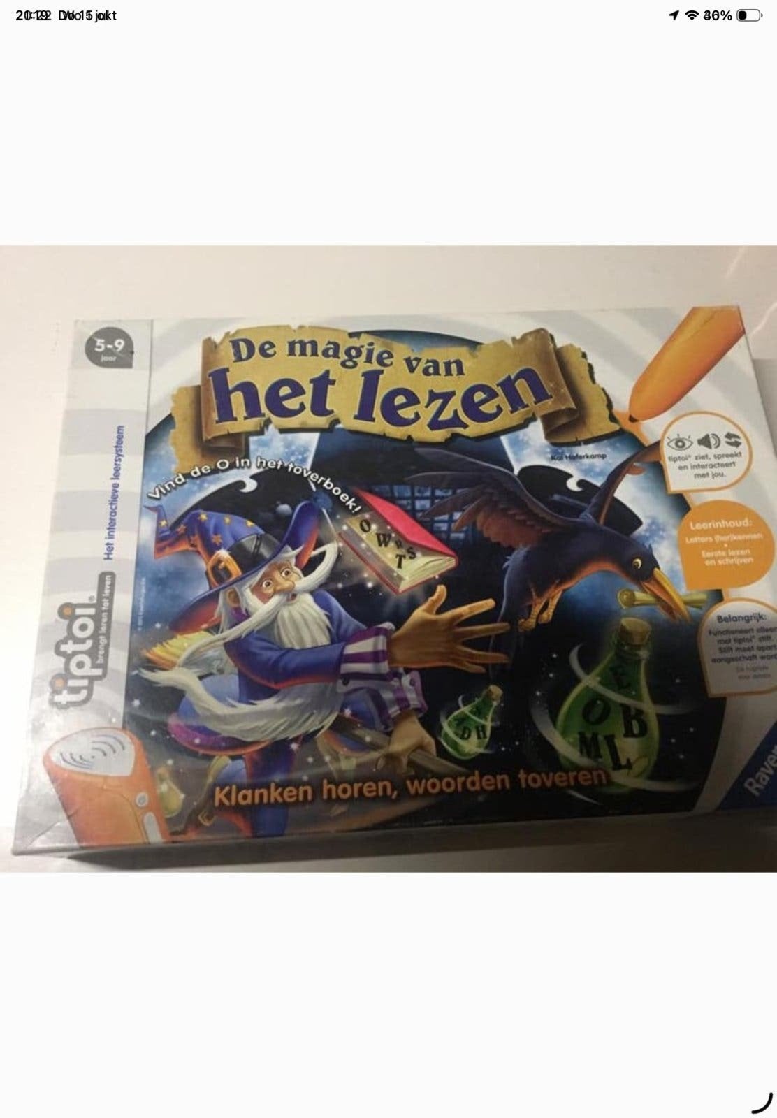 Tiptoi De magie van het lezen. Zonder stift., Kinderen en Baby's, Ophalen of Verzenden, Zo goed als nieuw, Taal en Lezen, Met geluid