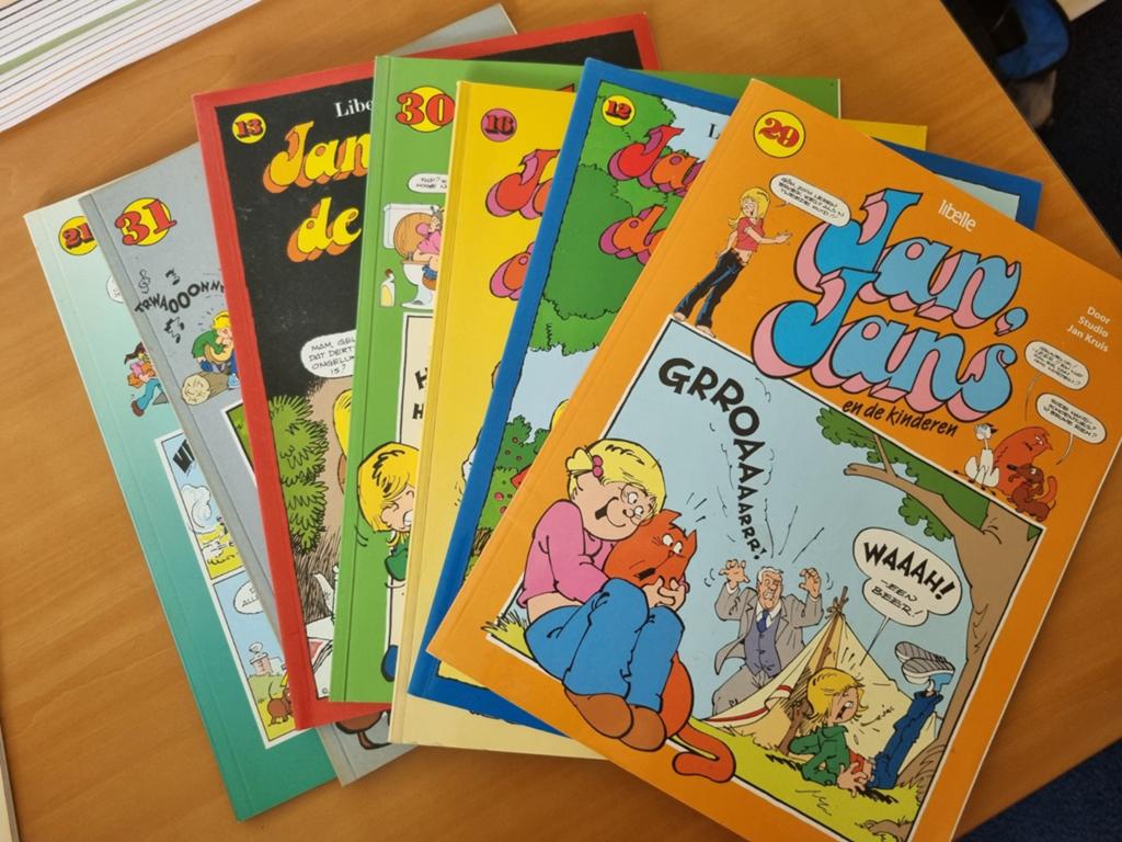Jan, Jans en de Kinderen stripboeken (6 stuks), Ophalen of Verzenden