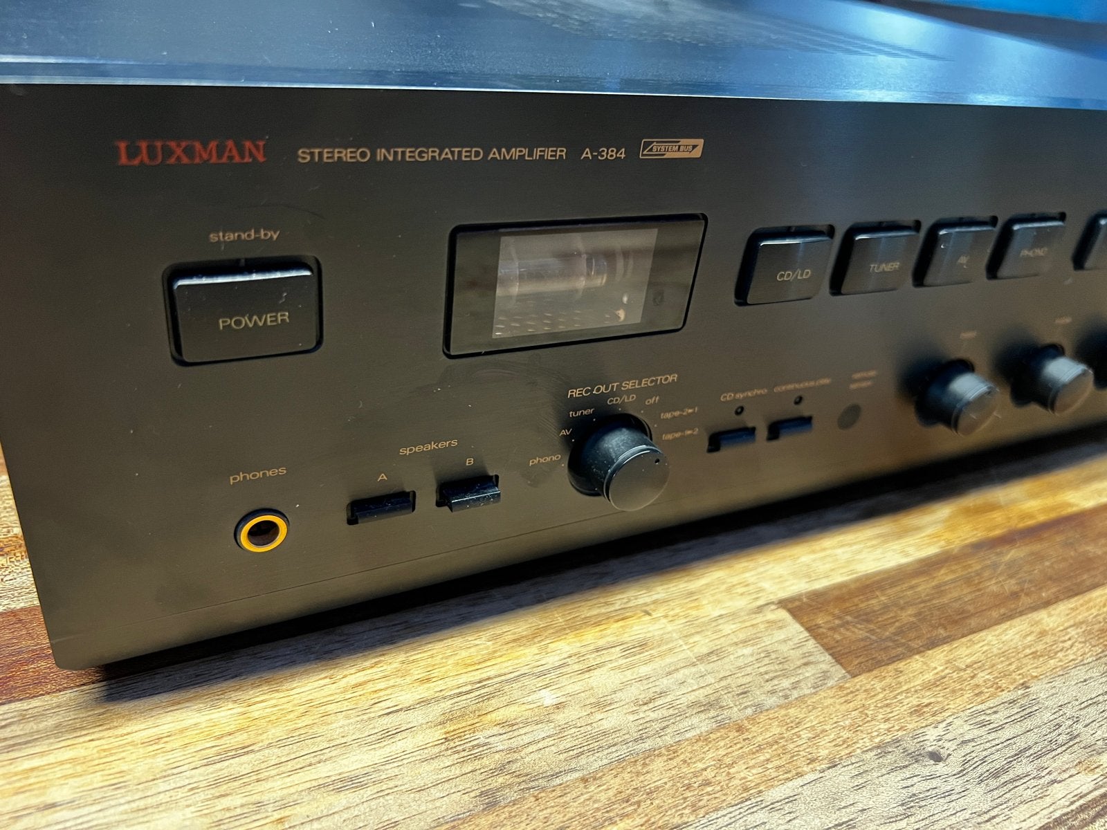 Luxman A-384 geïntegreerde versterker met afstandsbediening, Overige merken, Gebruikt, Ophalen of Verzenden, 60 tot 120 watt